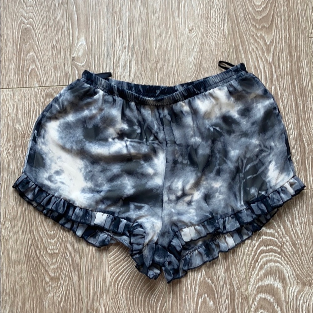Black/Gray Honey Punch shorts, size small.